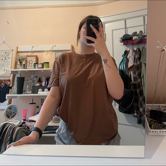 Cotton On Brown oversized tee - Picture 2 of 2